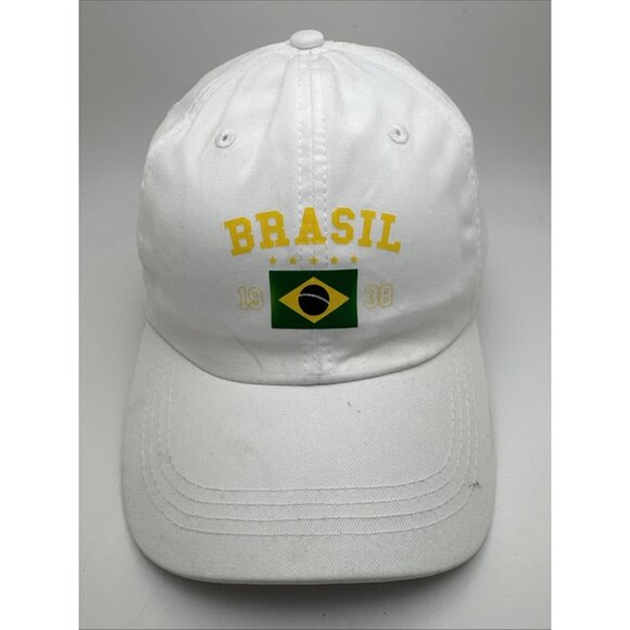Brazil flag embroidered  hat, National flag Strapback baseball cap GR58 - Picture 1 of 4